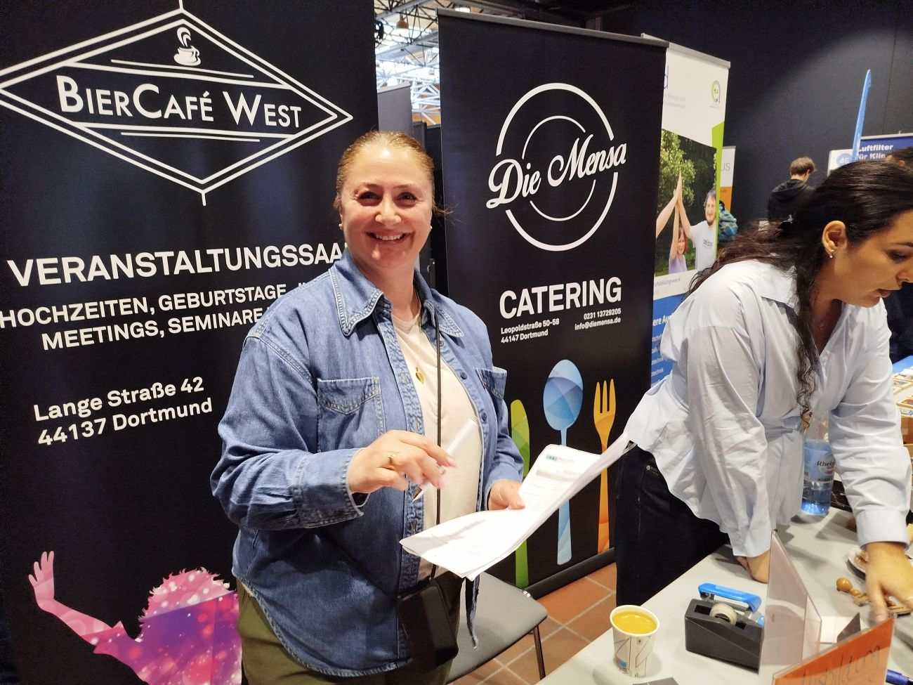 G. Karadas vom BierCafé West, Teil des Veranstaltungsteams.